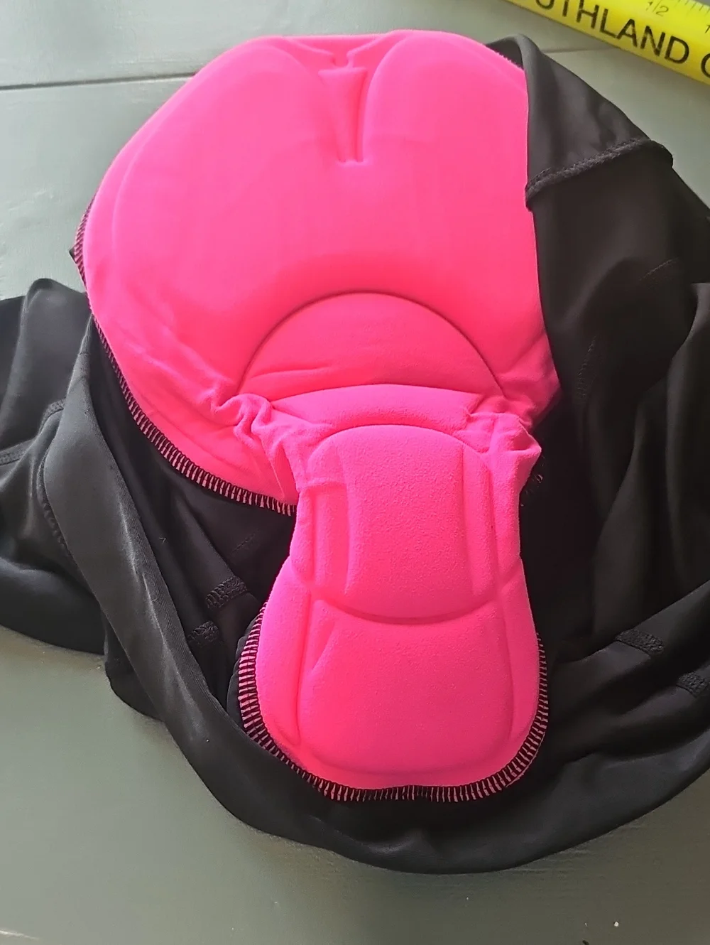 XGC Padded Cycling Shorts Mens Size XL Black Bike Compression Spandex Synthetic‎